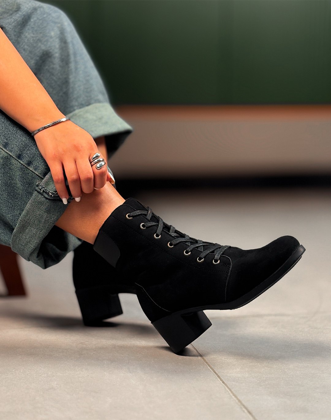 نیم بوت پاشنه سربازی