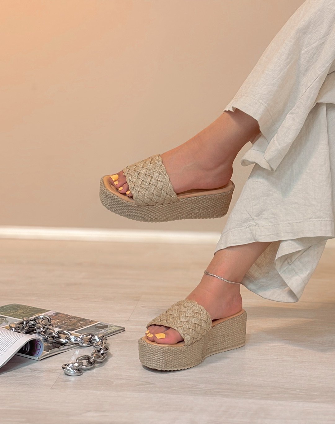 صندل مونیکا لژدار ساده