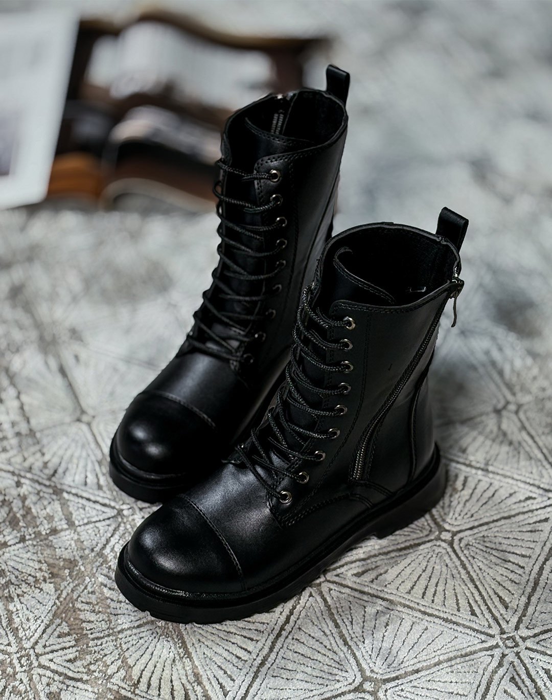 نیم بوت برت زیپ کج