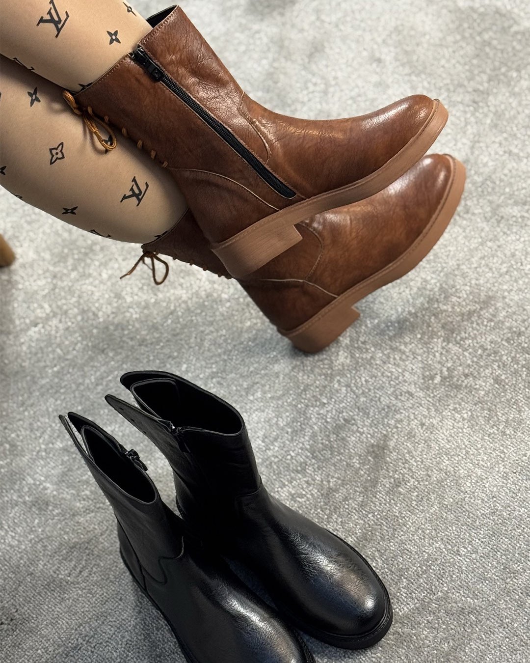 نیم بوت پشت بندی